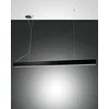 Image de Fabas Luce Next Plafonnier Suspendu Intégré LED Verre Noir