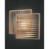 Image de Fabas Luce Loft Applique Murale LED Intégrée Bois de Frêne Verre