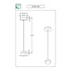 Image de Fabas Luce Suspension LED Dunk, laiton, à 1 lampe, 3.000 K, métal