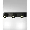 Image de Fabas Luce Spot MODO GU10, 3 ampoules, IP20, noir