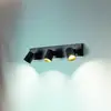 Image de Fabas Luce Spot Modo, 3 lampes, noir, anneaux décoratifs, GU10, aluminium