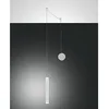 Image de Suspension Prado blanc mat décentralisée - Fabas Luce - LED 6,5W dimmable - Montage décentralisé