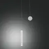 Image de Fabas Luce Suspension LED Prado, blanc, métal, à intensité variable