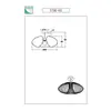 Image de Fabas Luce Plafonnier Fassa, or mat précieux, Ø 60 cm, métal