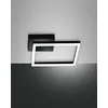 Image de FABAS LUCE Plafonnier Bard Led 22 W 1980 lm moderne lumière chaude (3000 K) (Noir)