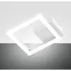 Image de Fabas Luce Applique murale LED Bard, blanc, 17 x 17 cm, métal, intensité variable