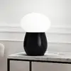 Image de Fabas Luce Lampe à poser Freddy, noir, hauteur 30 cm, verre soufflé, E27