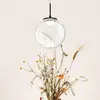 Image de Fabas Luce Suspension LED Ariel, à 1 lampe, Ø 15cm, verre, variateur d'intensité, CCT