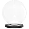 Image de Fabas Luce Ariel - Lampe de table transparente Lampe tactile LED dimmable 11W - Verre borosilicate transparent avec goutte