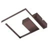 Image de FABAS LUCE Plafonnier Bard Led 11 W 1080 lm moderne lumière chaude (3000 K) Dimmable (Corten)