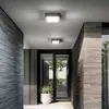 Image de Fabas Luce Plafonnier d'extérieur LED Diuk, gris foncé, métal, IP65
