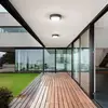 Image de Fabas Luce Plafonnier d'extérieur LED Owen, gris foncé, métal, 23 cm, IP65