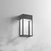 Image de Fabas Luce Applique d'extérieur LED Edo, gris foncé, métal, 30 cm, IP65