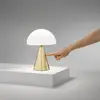 Image de Fabas Luce Lampe à poser LED Blip, laiton/blanc, verre, CCT, variateur tactile
