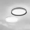 Image de Fabas Luce Plafonnier LED Isy, noir, Ø 45 cm, métal, CCT, à intensité variable
