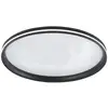 Image de Fabas Luce Plafonnier LED Isy, noir, Ø 55 cm, métal, CCT, à intensité variable