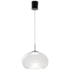 Image de Brena - Suspension simple transparente de Fabas Luce - LED 14W à intensité variable - Diamètre 33 cm