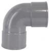 Image de First Plast - Raccord PVC évacuation - Coude PVC 87°30 Femelle/Femelle Ø110 -