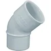 Image de First Plast - Raccord PVC évacuation - Coude PVC 45° Mâle/Femelle Ø63 -