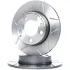 Image de BREMBO 08.7165.75 2x Disque de frein Arrière Ø230mm Hauteur: 40mm Épaisseur: 9mm Plein rainuré Compatible avec VW Golf 4 3/5 portes 1J1 Polo V 3/5 portes 6R1, 6C1 Polo IV 3/5 portes 9N, 9A, SEAT, AUDI