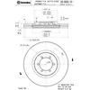 Image de BREMBO 09.B359.10 2x Disque de frein Avant Ø303mm Hauteur: 43mm Épaisseur: 28mm ventilé de l'intérieur Compatible avec HYUNDAI TERRACAN HP
