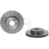 Image de Brembo 09.A613.51 - Disque du Frein Avant avec revêtement anti-corrosion UV - Jeu de 2 disques