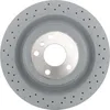 Image de Brembo 09.A961.21 - Disque de Frein Arrière avec revêtement anti-corrosion UV - Jeu de 2 disques