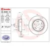 Image de BREMBO 08.B586.10 2x Disque de frein Arrière Ø282mm Hauteur: 58mm Épaisseur: 12mm Plein Compatible avec HONDA FR-V BE STREAM RN