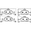 Image de BREMBO Plaquettes de frein avant (jeu) P85164X