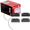Image de BREMBO Jeu de garnitures de frein, frein à disque P62001