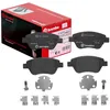 Image de BREMBO P 23 169 Plaquette de Frein | Compatible avec: FIAT DOBLO Großraumlimousine, DOBLO Kasten/Großraumlimousine