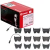Image de BREMBO Plaquettes de freins Avant contact de signal d'usure inclus Épaisseur 17mm sans accessoires P 85 132 Compatible avec AUDI A4 B7 Avant 8ED A4 B7 Berline 8EC A4 B6/B7 Cabriolet 8H7, 8HE