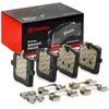 Image de BREMBO Jeu de garnitures de frein, frein à disque P06109