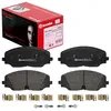 Image de BREMBO Jeu de garnitures de frein, frein à disque P85176
