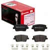 Image de Kit de plaquettes de frein, frein à disque BREMBO P 30 112 Essieu arrière avec indicateur d'usure
