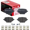 Image de BREMBO Jeu de garnitures de frein, frein à disque P59098