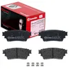 Image de Kit de plaquettes de frein, frein à disque BREMBO P 54 063 Essieu arrière contact de signal d'usure exclu