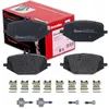 Image de Brembo Jeu de Garnitures de Frein, Frein à Disque P50161