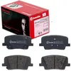 Image de BREMBO Jeu de garnitures de frein, frein à disque P77003