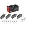 Image de BREMBO Jeu de garnitures de frein, frein à disque P24235 Compatible avec: FORD RANGER