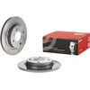 Image de BREMBO 08.D566.11 2x Disque de frein Arrière Ø253mm Hauteur: 40mm Épaisseur: 12mm Plein Compatible avec FORD Fiesta Mk7 3/5 portes Fiesta Mk7 Van