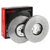 Image de BREMBO 09.D898.23 Disque de frein Avant Ø395mm Hauteur: 66mm Épaisseur: 36mm perforé/ventilé de l'intérieur disque de frein à deux pièces Bol de disque de frein en aluminium Compatible avec BMW