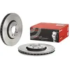 Image de Disque de frein BREMBO Set09.D720.11 Essieu avant ventilé de l'intérieur