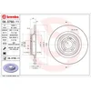 Image de BREMBO Disque de frein HINTEN