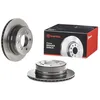 Image de Disque de frein BREMBO 09.E168.11 Essieu arrière ventilé de l'intérieur