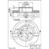 Image de BREMBO 09.5889.10 2x Disque de frein Avant Ø286mm Hauteur: 58mm Épaisseur: 24mm ventilé de l'intérieur Compatible avec OPEL Omega B Berline V94 Omega B Caravan V94, VAUXHALL Omega B Berline V94