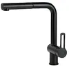 Image de Mitigeur évier Ringo extractible jet douche fixe noir mat