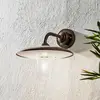 Image de Moretti Luce Applique d'extérieur Casale, cuivre antique verre clair