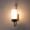 Image de Moretti Luce Applique d'ext. Silindar 3355, laiton ancien/opale