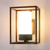 Image de Moretti Luce Applique d'ext. Cubic³ 3363 laiton ancien/opale